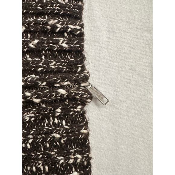 CHICO'S Brown Full Zip Sweater 1 M Heavyweight Warm Chunky - Picture 10 of 10